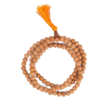 Mandirwood Original Sandalwood Chandan Mala 108 Beads - Brown