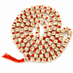 Mandirwood Hare Ram Hare Krishna Jap Mala – Sacred Prayer Beads for Meditation, Chanting, Spiritual Healing, Mindfulness, Yoga, Positive Energy & Daily Devotional Practice