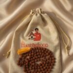 Mandirwood Authentic 5 Mukhi Rudraksha Mala 108 Beads (4-6mm)