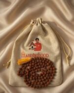 Mandirwood Authentic 5 Mukhi Rudraksha Mala 108 Beads (4-6mm)
