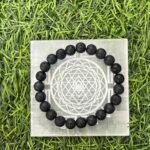 Mandirwood Lava Bead Bracelet for Men & Women | Natural Stone Stretch Anxiety Relief Bracelet