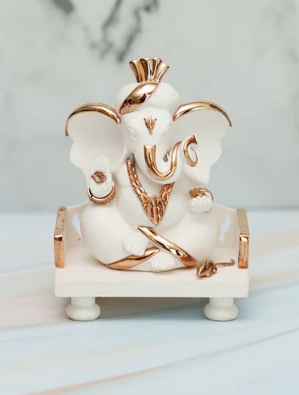 ganesh.jpg Mandirwood SMALL PAGDI GANESHA WITH SOFA - Image 1