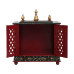 Mandirwood Maroon Home Temple with Multi Shade - Image 2