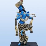 Mandirwood-Blue Krishna(Large)