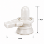 Mandirwood White Marble Shivling 3 Inch | Authentic Marble Shiva Lingam for Home Mandir | Mahadev Shivling Idol for Puja, Abhishek, Meditation & Spiritual Decor - Image 2
