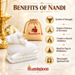 Mandirwood Authentic White Marble Nandi Idol 4 Inch | Nandi Maharaj Statue for Lord Shiva Puja, Home Temple, Meditation & Spiritual Decor - Image 2