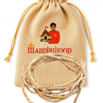 Mandirwood Tulsi Kanthi Mala | Tulsi Wood Beaded Necklace for Men & Women | Spiritual Neck Mala for Meditation, Yoga, Bhajan, Japa & Daily Devotional Wear | Double Layer