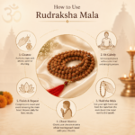 Mandirwood 5 Mukhi Rudraksha Mala, 108 Beads for Meditation & Prayer, Natural Brown Rudraksha Beads – 7-8 mm beads, Ideal for Daily Meditation, Chanting, Prayer and Spiritual Practice - Image 4