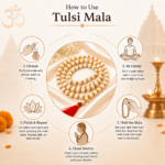 Mandirwood Tulsi Mala, Authentic 108 Beads Tulsi Wood Necklace for Meditation, Yoga, Prayer & Chanting (Natural Plain, 8–10mm) - Image 3