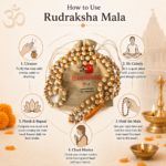 Mandirwood Radhe Radhe Tulsi Mala 108 Beads, Authentic Tulsi Wood Necklace for Japa, Meditation, Yoga, Prayer & Chanting, Natural Brown, 10–12 mm - Image 3