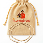 Mandirwood Tulsi Kanthi Mala | Tulsi Wood Beaded Necklace for Men & Women | Spiritual Neck Mala for Meditation, Yoga, Bhajan, Japa & Daily Devotional Wear | Single Layer