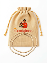 Mandirwood Tulsi Kanthi Mala | Tulsi Wood Beaded Necklace for Men & Women | Spiritual Neck Mala for Meditation, Yoga, Bhajan, Japa & Daily Devotional Wear | Single Layer