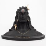 Mandirwood Adiyogi Statue 2 Inch with Jute Bag | Shiv Shankar Murti for Car Dashboard, Home Temple, Pooja Mandir, Office Desk, Spiritual Decor & Gifting - Image 2