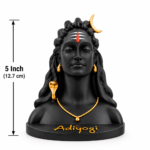 Mandirwood Adiyogi Statue 5 Inch with Jute Bag | Shiv Shankar Murti for Car Dashboard, Home Temple, Pooja Mandir, Office Desk, Spiritual Decor & Gifting (Copy) - Image 2