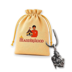 Mandirwood Shiva Pendant with Premium Drawstring Pooja Pouch | Silver-Tone Shiva Pendant | Spiritual Gift for Pooja, Devotion & Protection